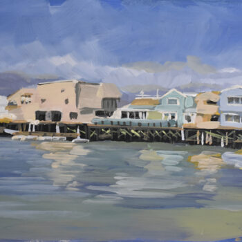 Fisherman’s Wharf, Monterey, 11″x24″